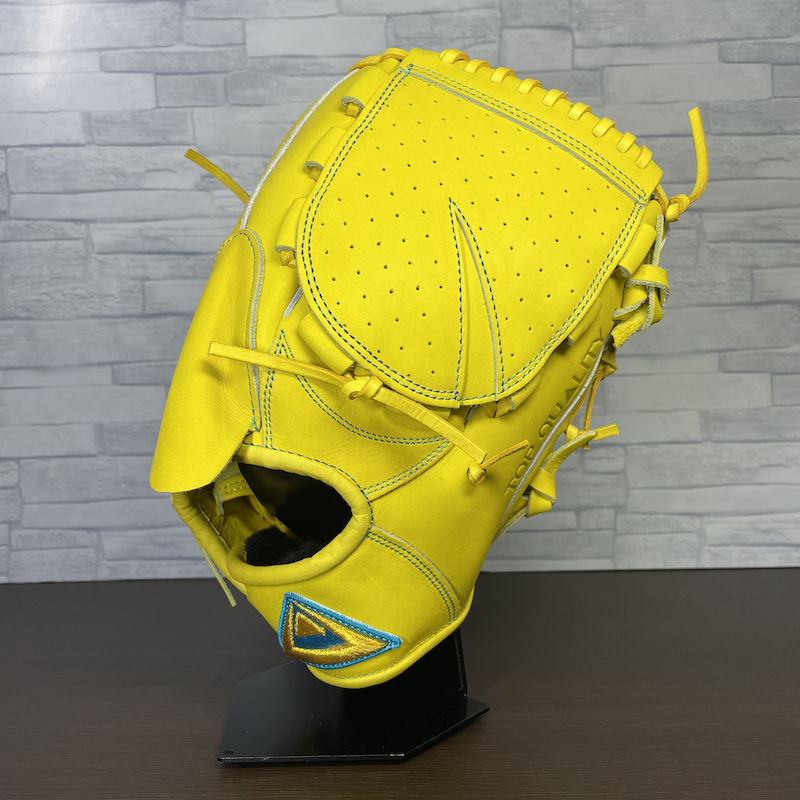 adidas Professional 硬式投手用グローブ イエロー adidas Professional 硬式投手用グローブ イエロー